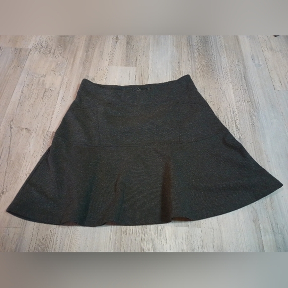 Prana Charcoal Flared Skirt - Picture 1 of 7